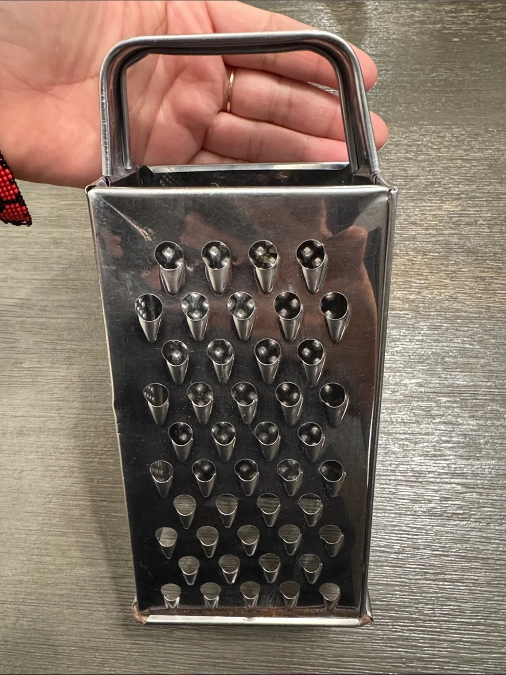 vintage Bromwell four-sided stainless steel box grater